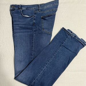 Women’s Ann Taylor Deep Blue Slim Fit Boot Cut Jeans 10 Tall